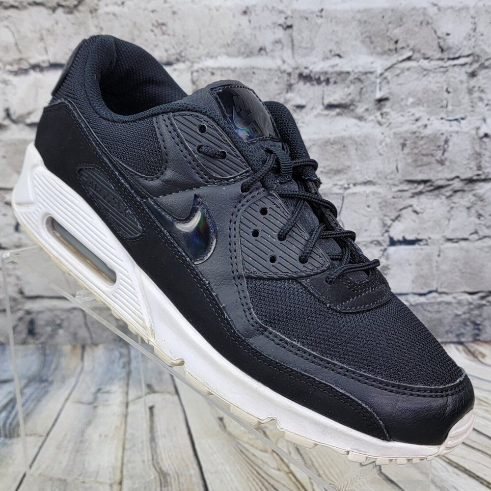 Nike Air‎ Max 90 Sneakers Womens 11 Black White Athletic Sneakers CV8110-001 Low